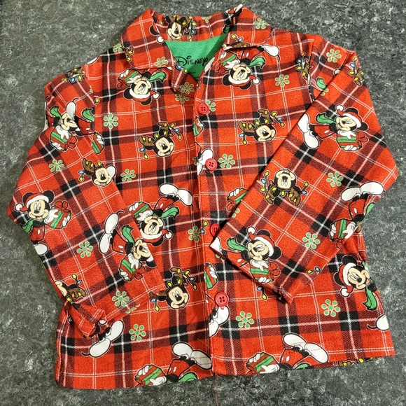Disney Mickey Mouse Christmas pajamas 4t - Picture 3 of 6
